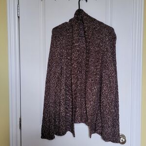 Denver Hayes sweater cardigan open cocoon style loose knit cozy over sized XL